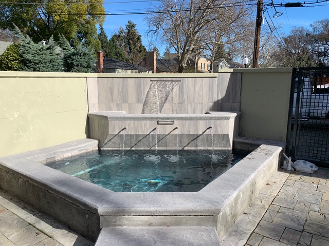 Modern Spa with Water Features